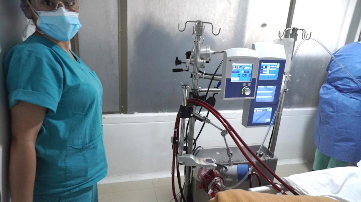 Los equipos para la novedosa terapia.