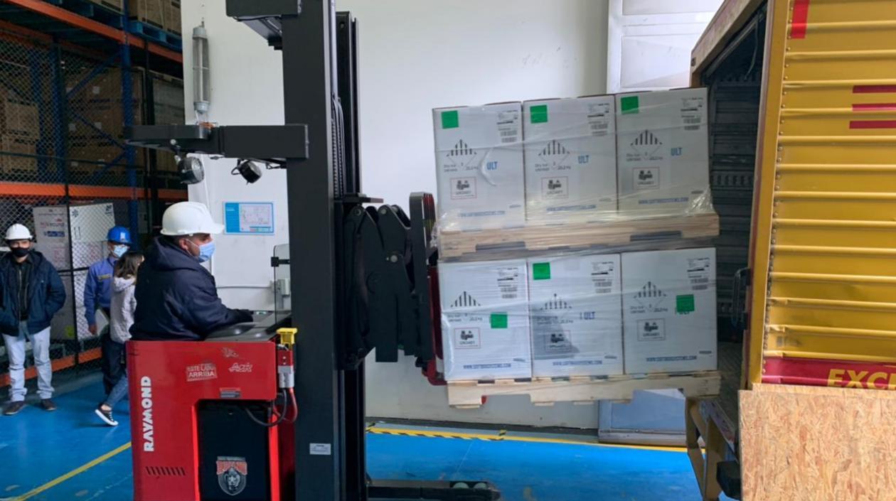 El nuevo lote de vacunas de Pfizer contra el Covid-19 llegó al país.