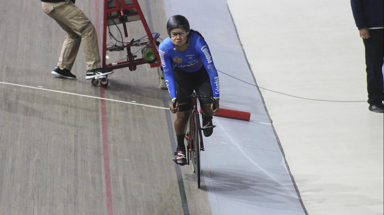 Marianis Salazar, ciclista del Atlántico. 