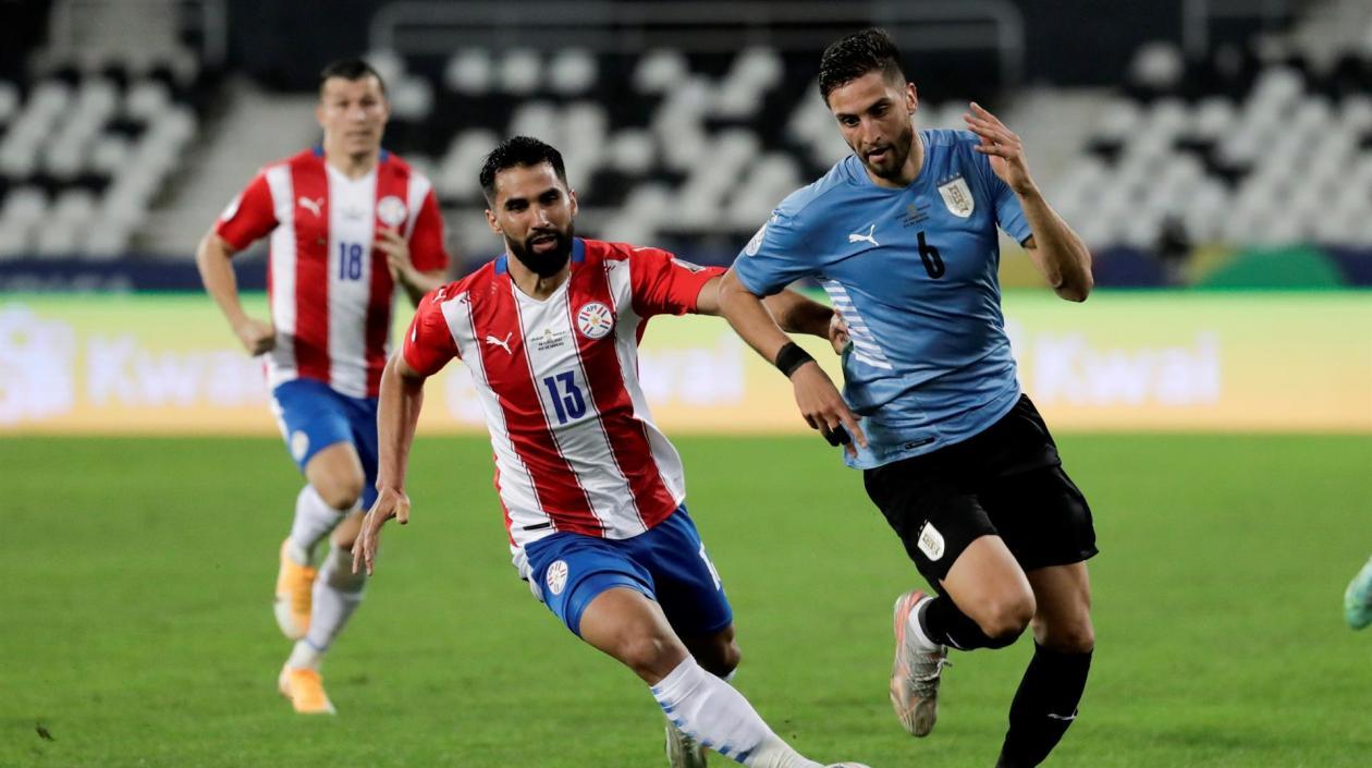 Rodrigo Betancur, jugador de Uruguay. 