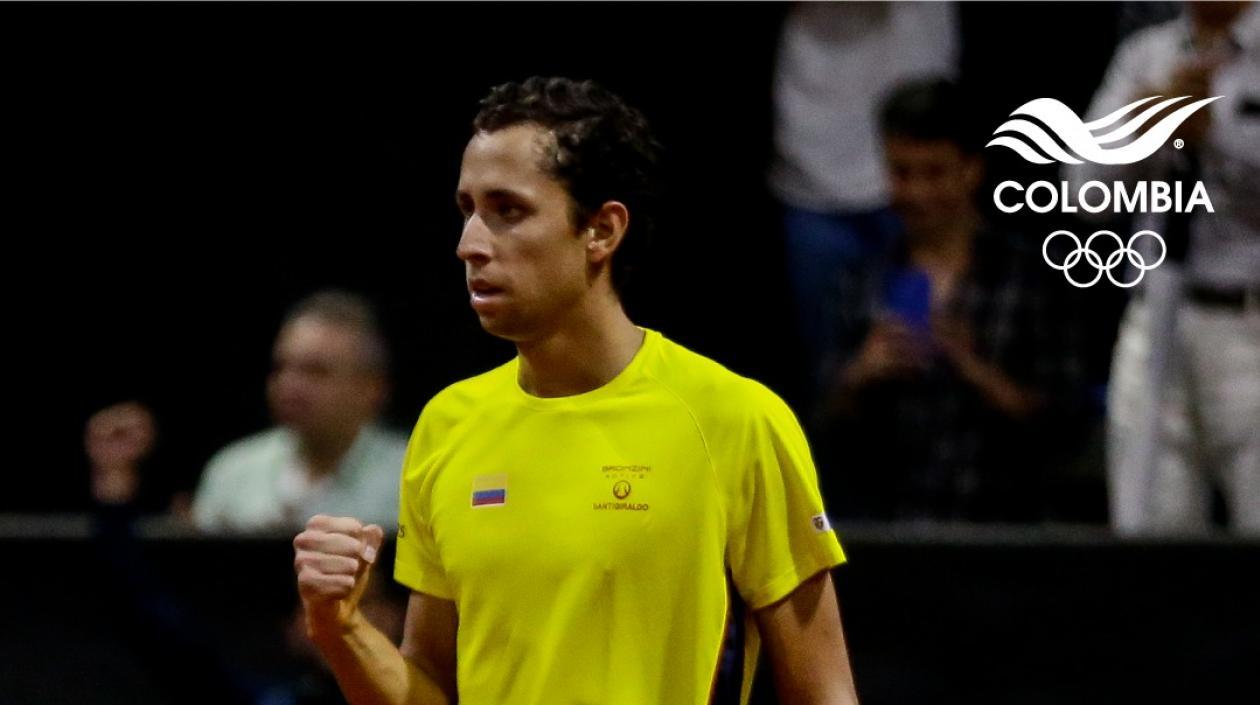 Daniel Galán, tenista santandereano. 