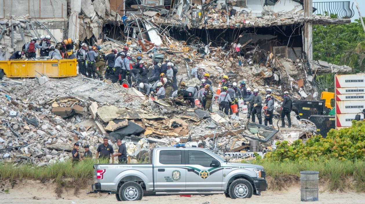 Edificio colapsado en Miami-Dade