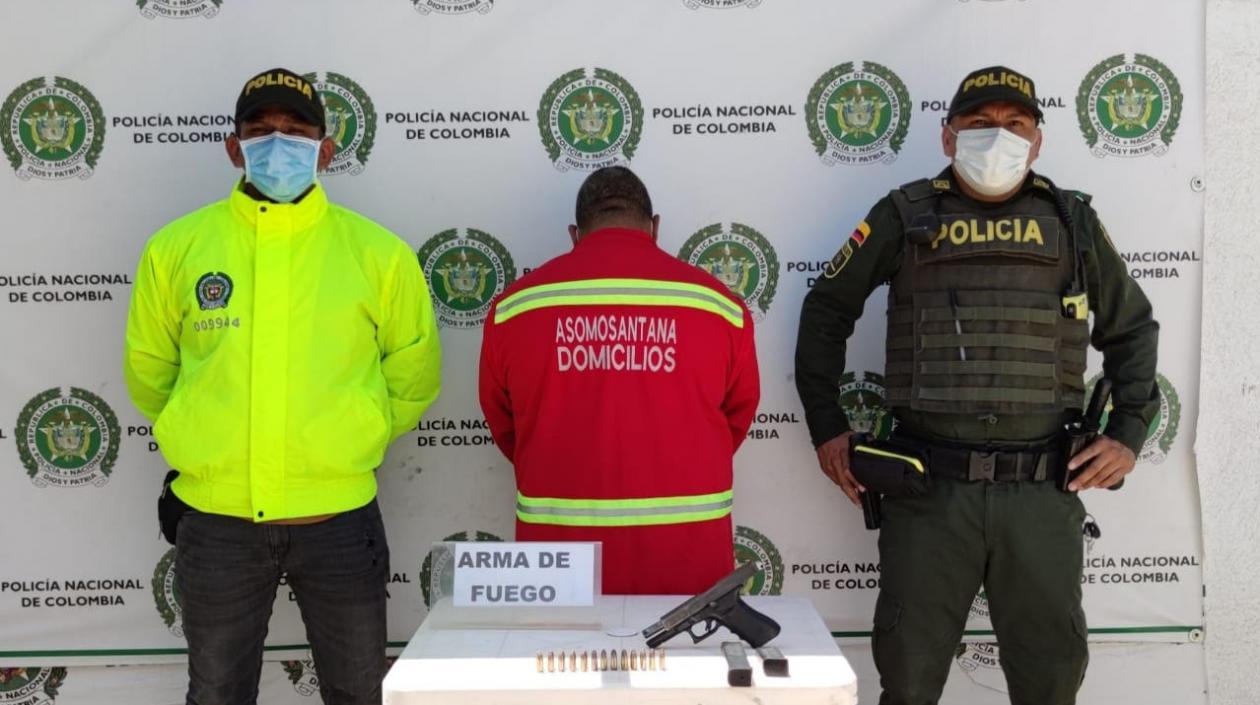 Falso domiciliario capturado en Santa Marta.