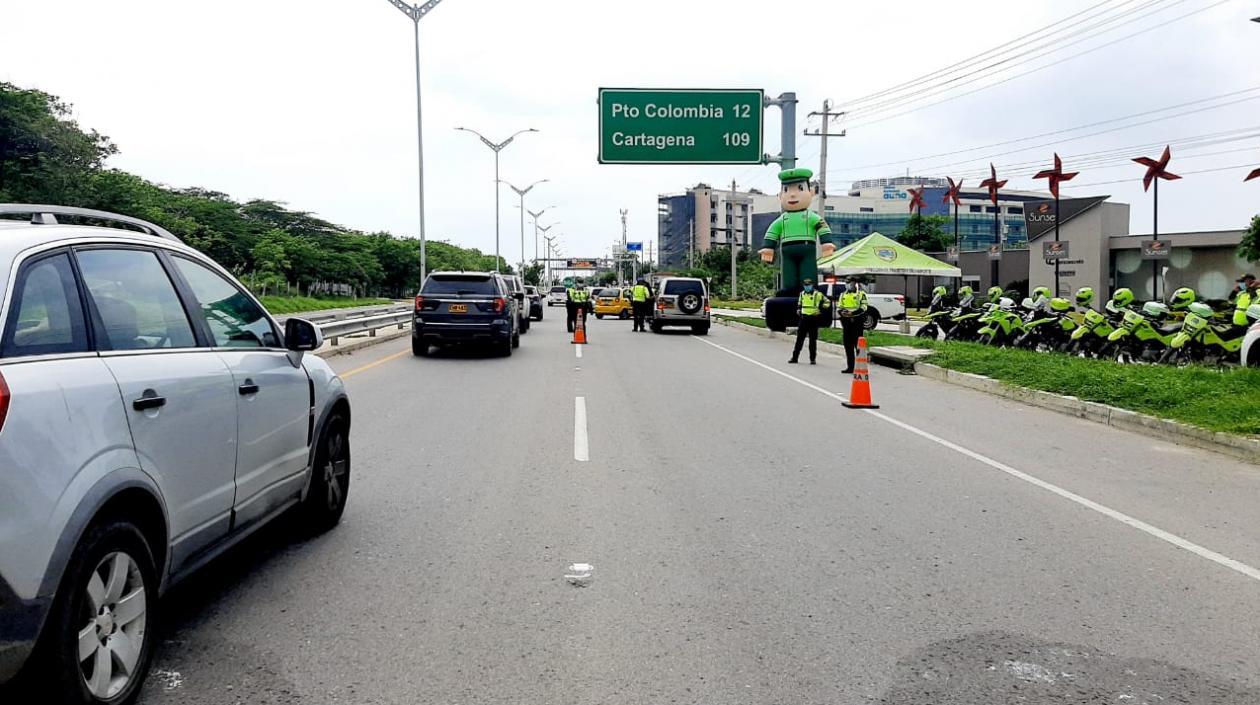 La Policía tendrá operativos sobre las vías de acceso a la ciudad. 