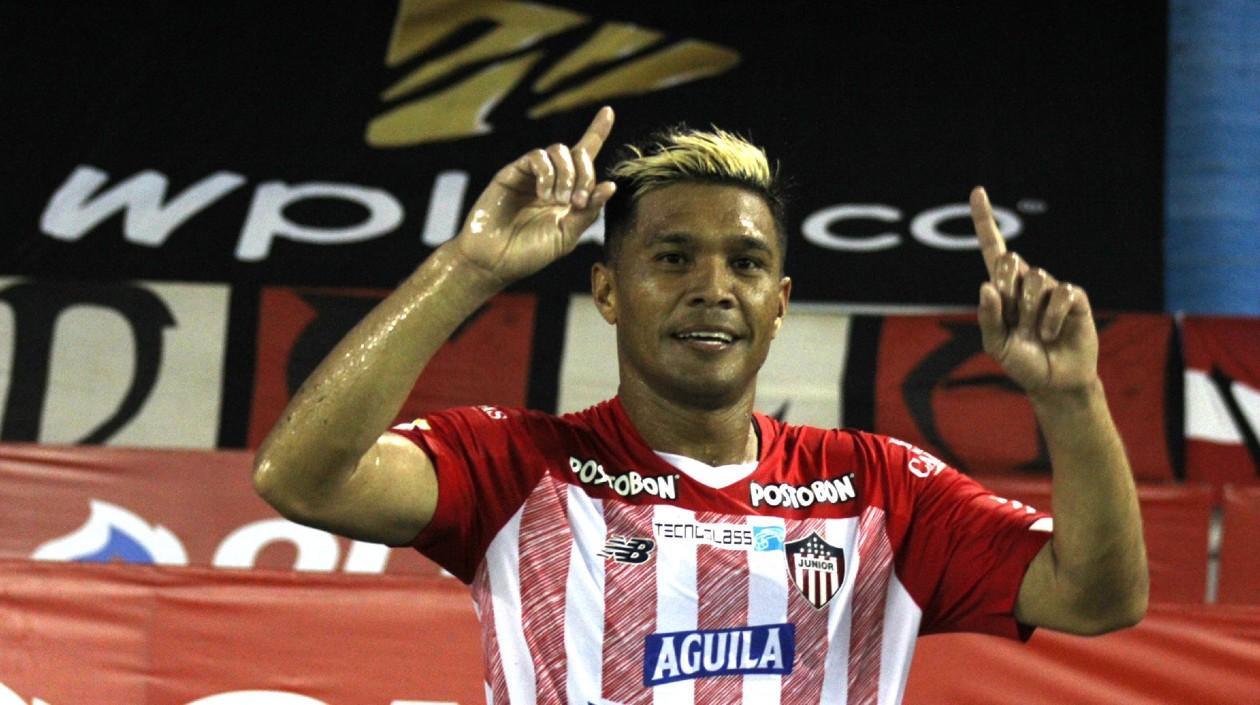 Teófilo Gutiérrez, delantero de Junior. 