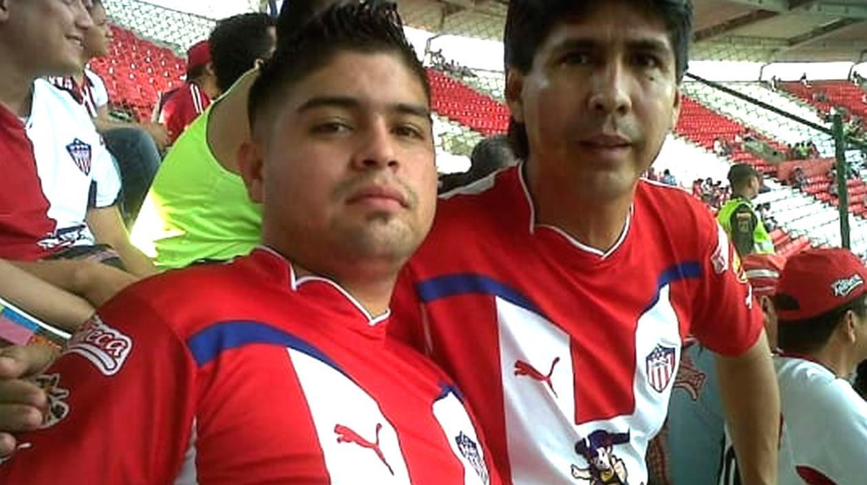 La víctima durante una jornada futbolera.