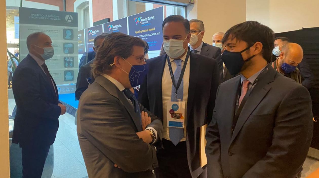 El alcalde Jaime Pumarejo en Madrid, España. 