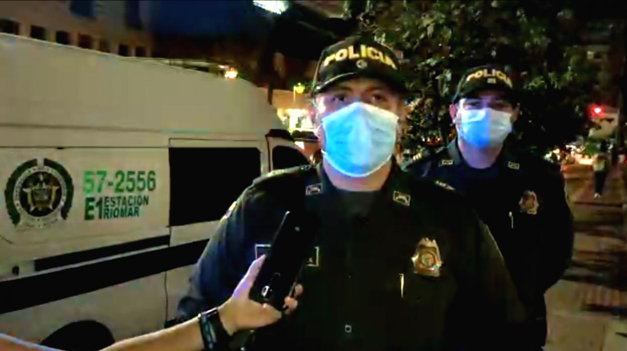 Coronel Carlos Julio Cabrera, subcomandante Policía Metropolitana de Barranquilla.