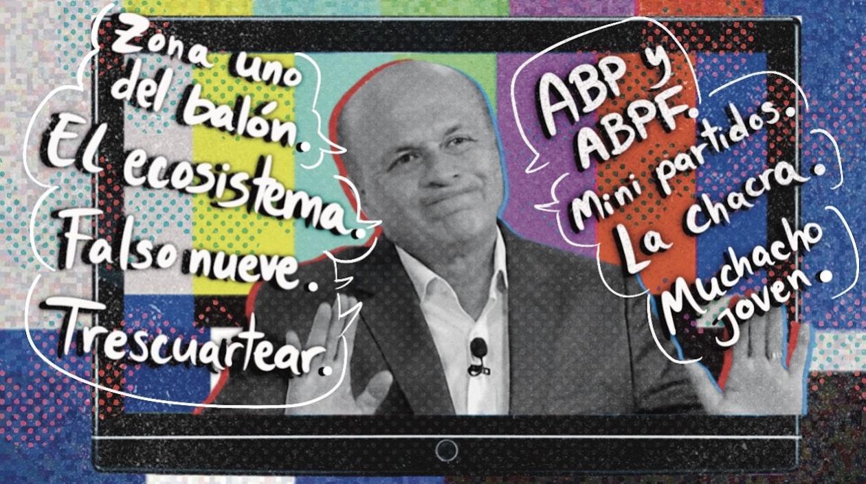 Carlos Antonio Vélez, comentarista de fútbol.