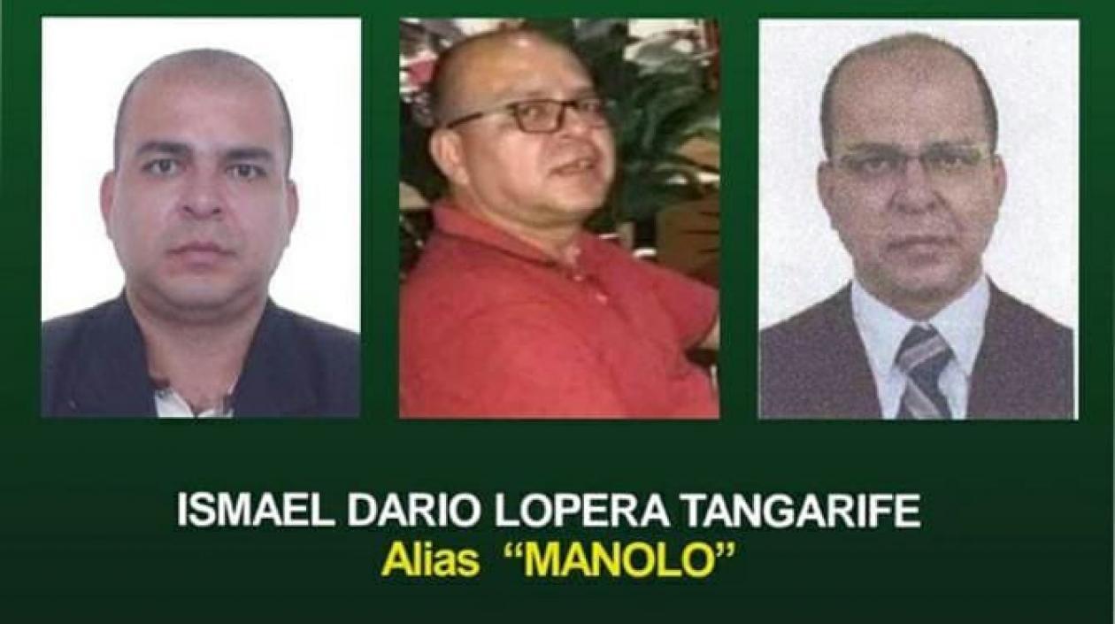 Cartel con el que buscan a Ismael Darío Lopera.
