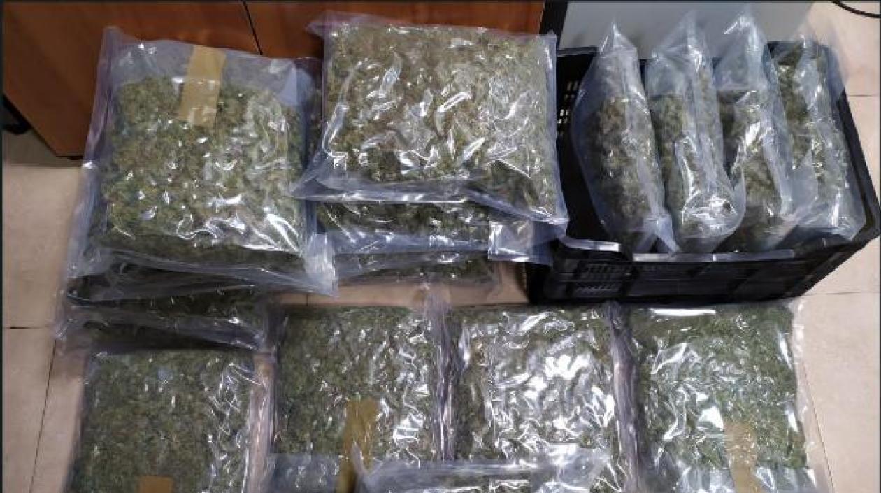Varios kilos de marihuana. 