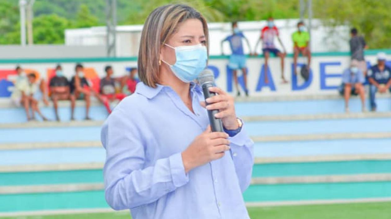 Marly Gutiérrez, alcaldesa de Luruaco.