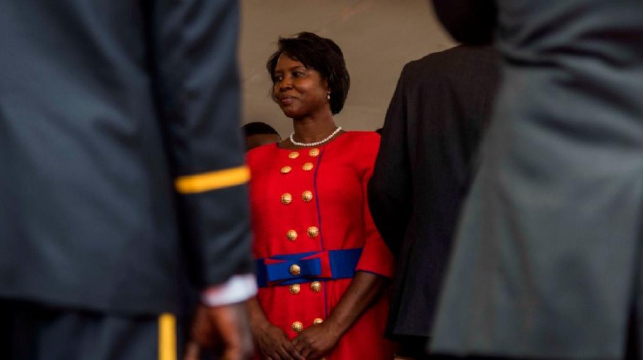La primera dama de Haití, Martine Moise.
