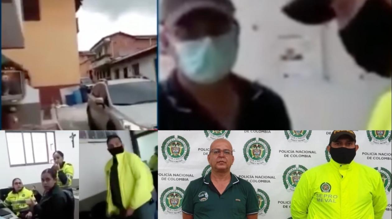 El abogado llega pregunta, se visten los policías y hacen protocolos de entrega y captura.
