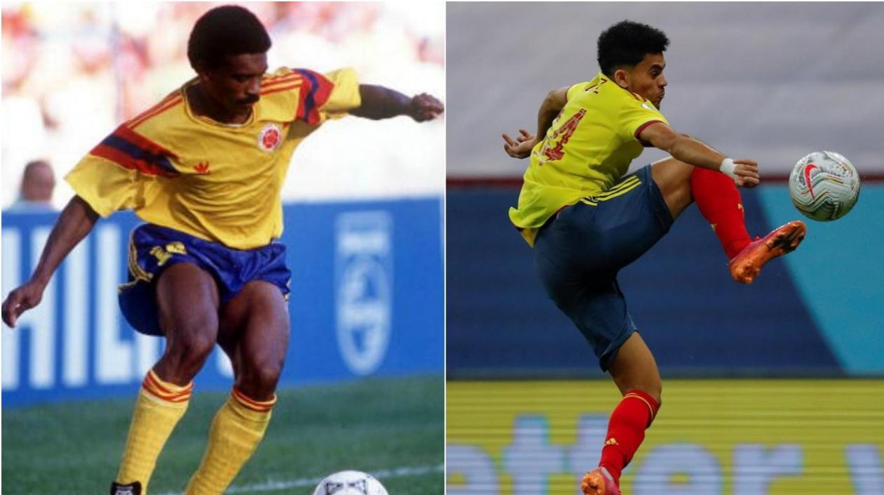 Arnoldo Iguarán y Luis Díaz, jugadores guajiros. 