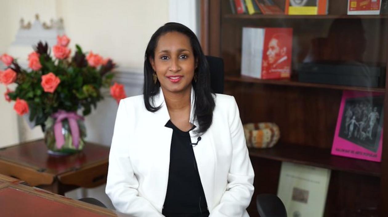 Angélica Mayolo, ministra de Cultura.