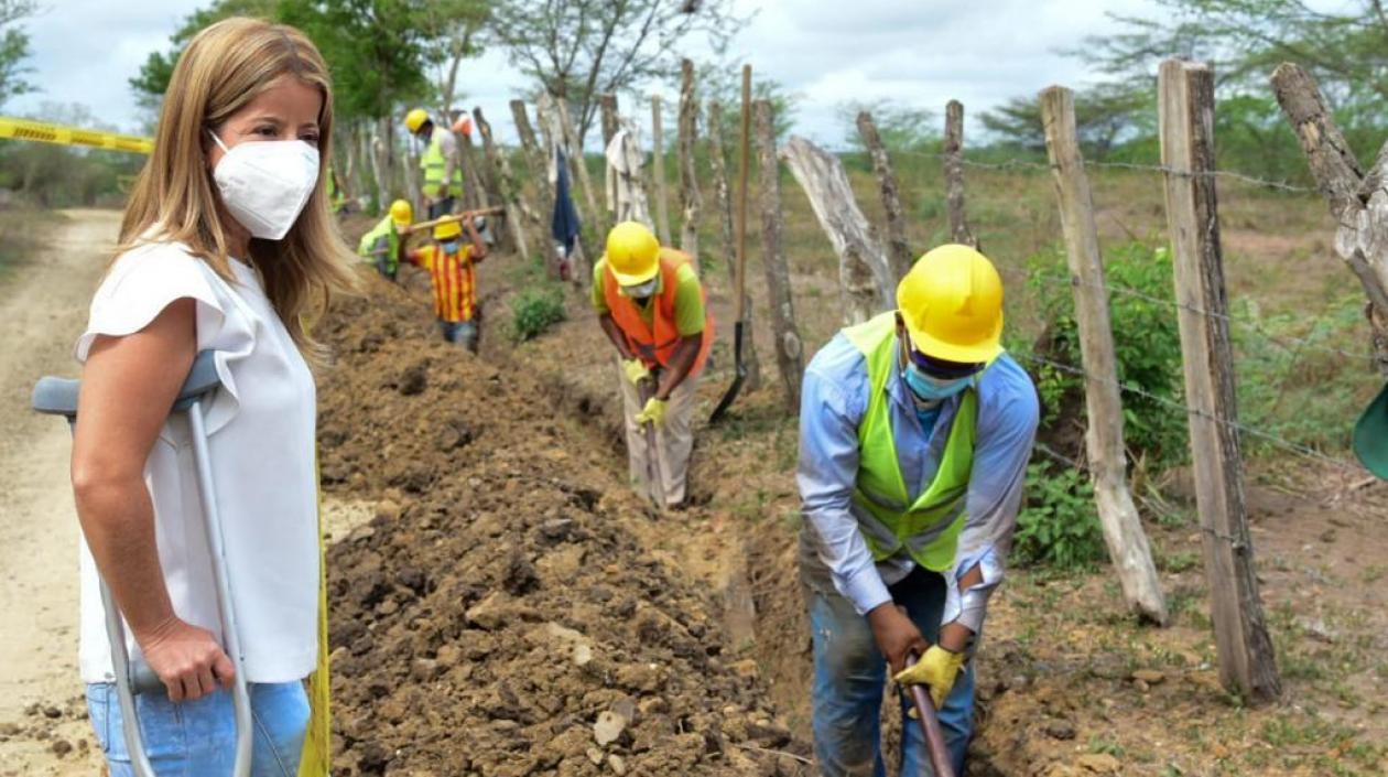 La Gobernadora Elsa Noguera.