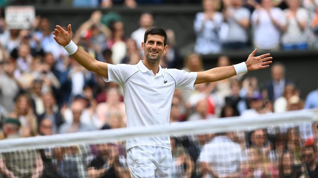  Novak Djokovic, tenista serbio. 