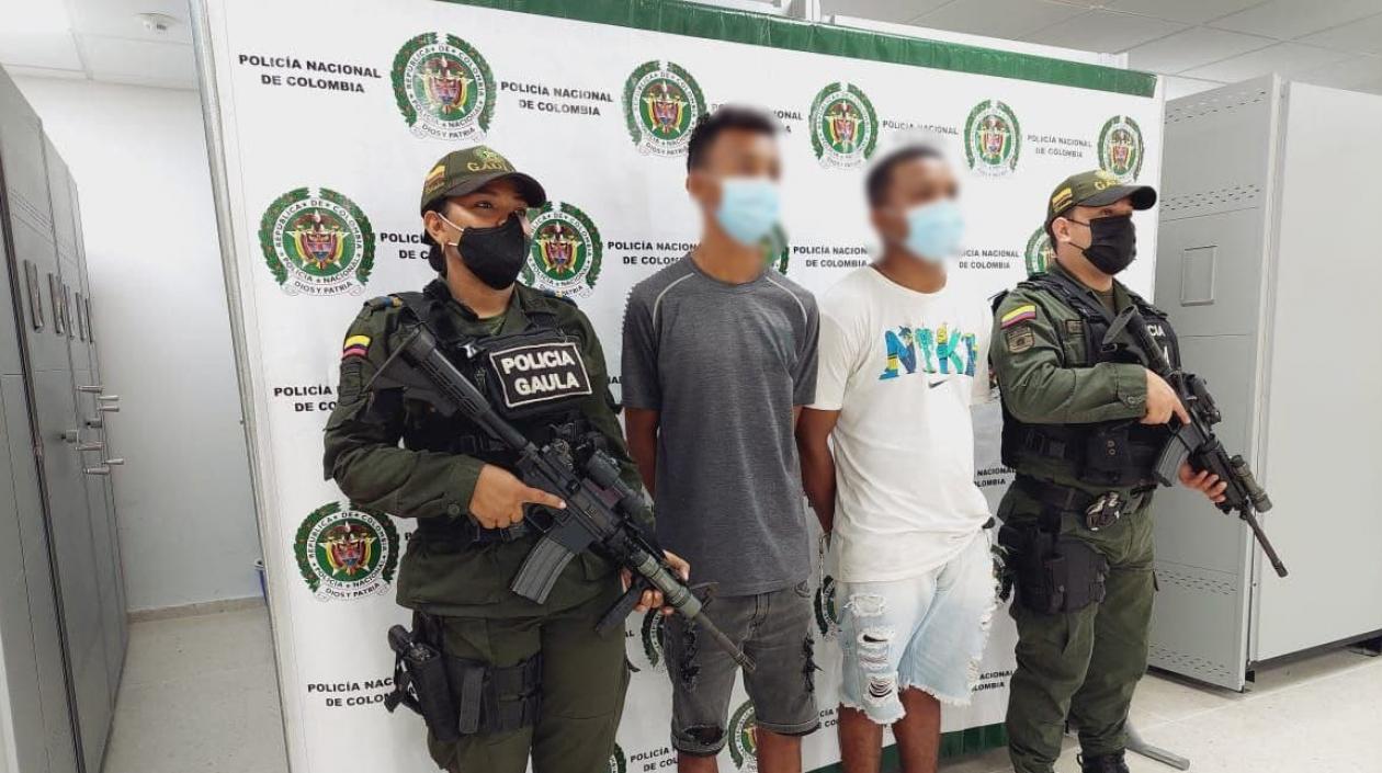 Los capturados quedaron a disposición de la Fiscalía. 