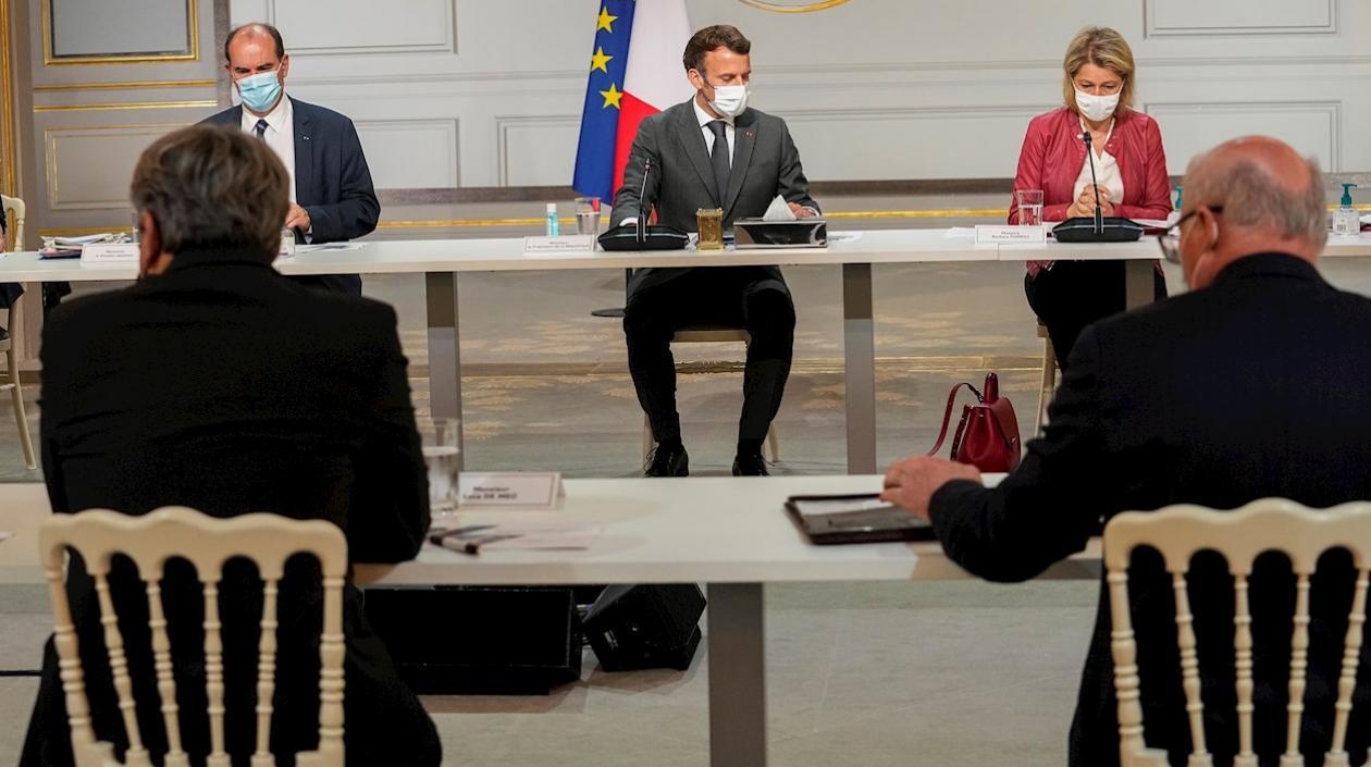 El presidente francés, Emmanuel Macron.