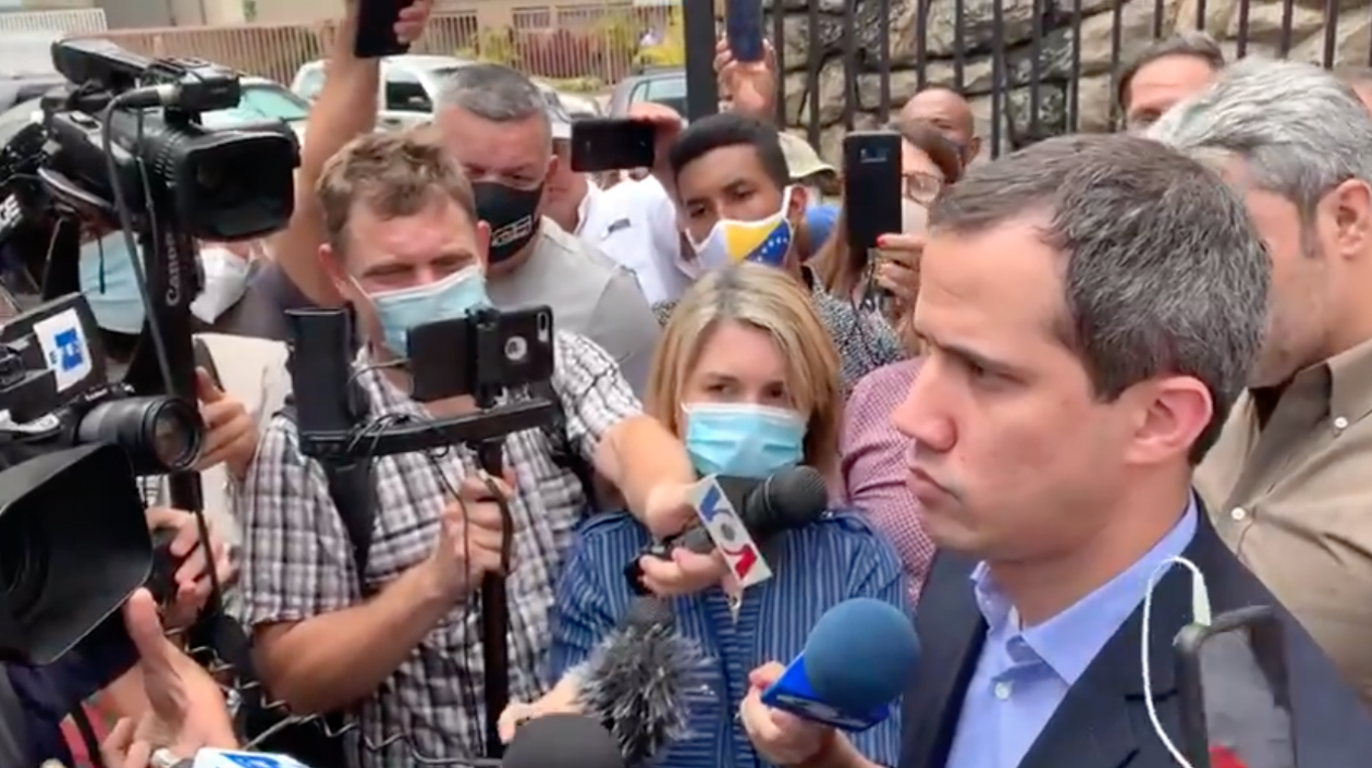 El líder opositor venezolano Juan Guaidó.