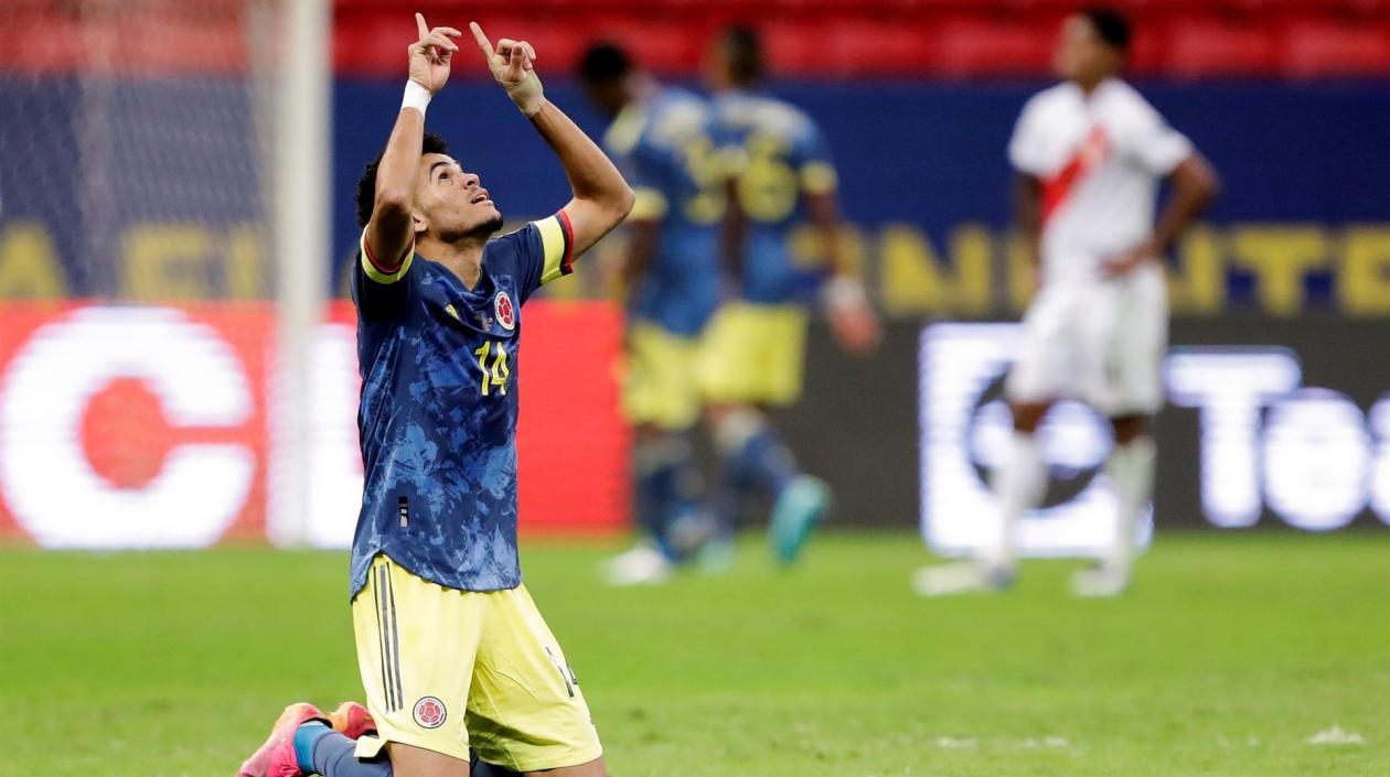 Luis Díaz, delantero de la Selección Colombia. 