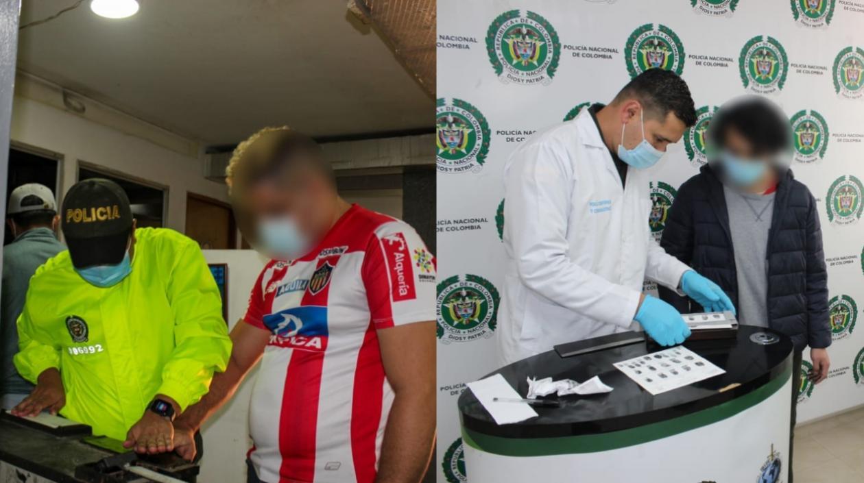 Dos de los capturados, uno es conocido como 'El Profe' en Soledad. 