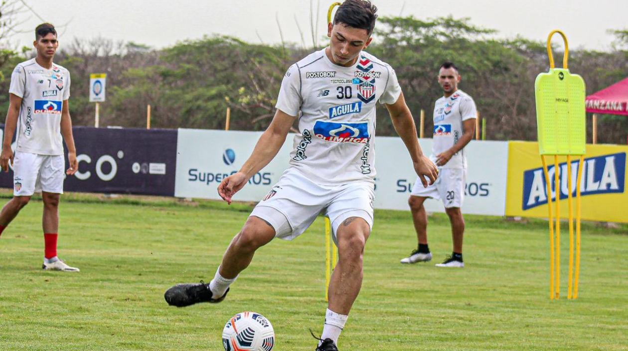 Fabián Ángel, jugador de Junior. 