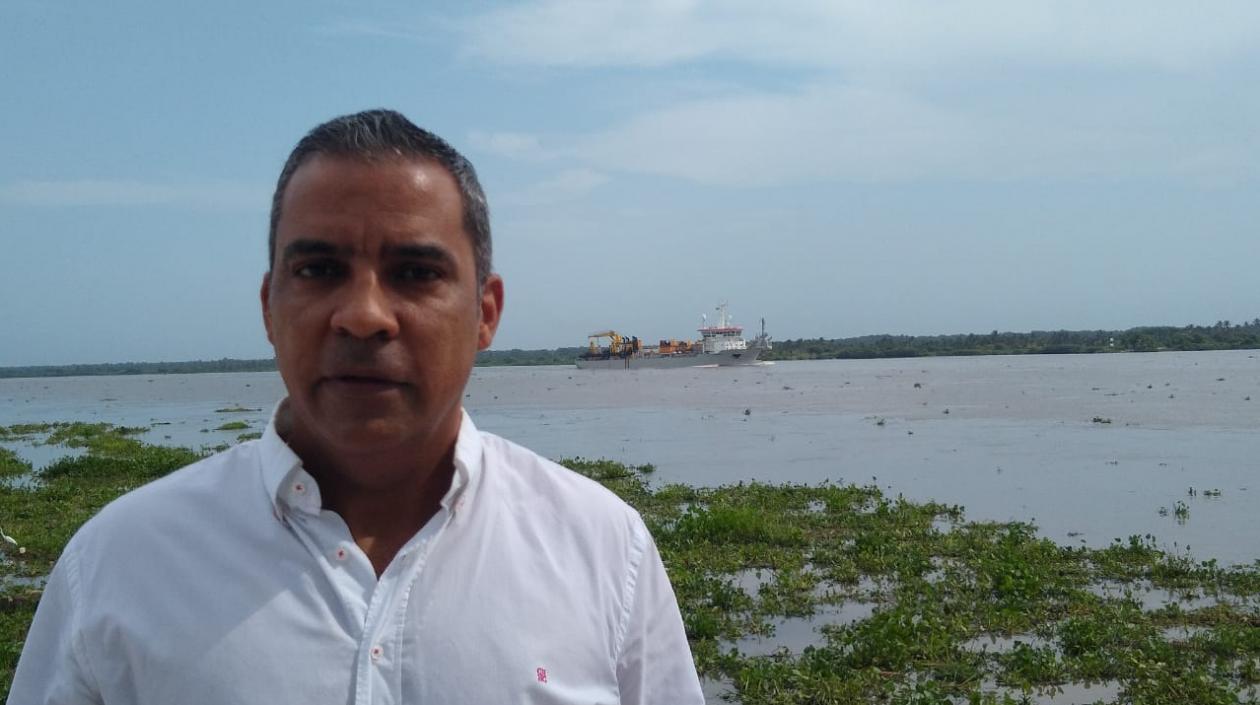 José Fernando Curvelo, Jefe de la Oficina de Asuntos Portuarios de Barranquilla.