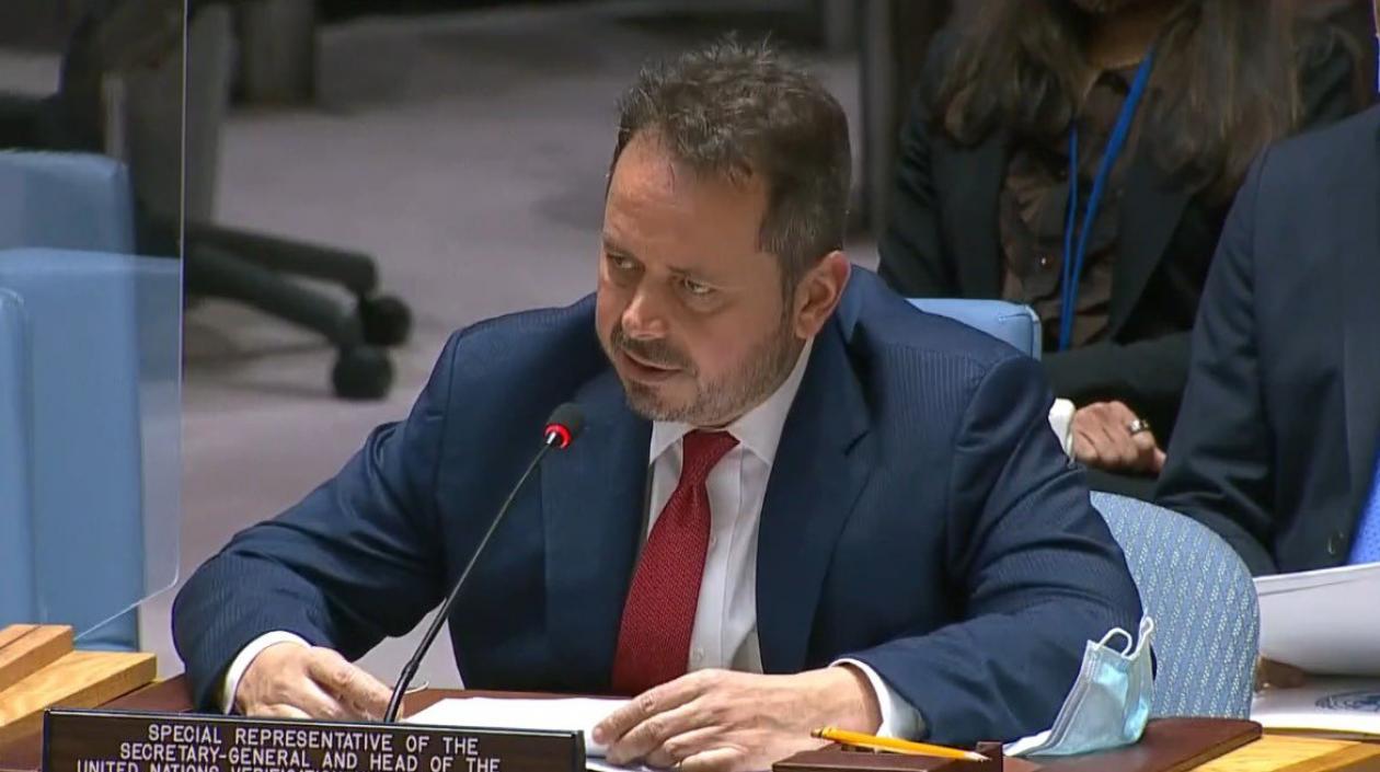 Secretario general de la ONU en Colombia, Carlos Ruiz Massieu.