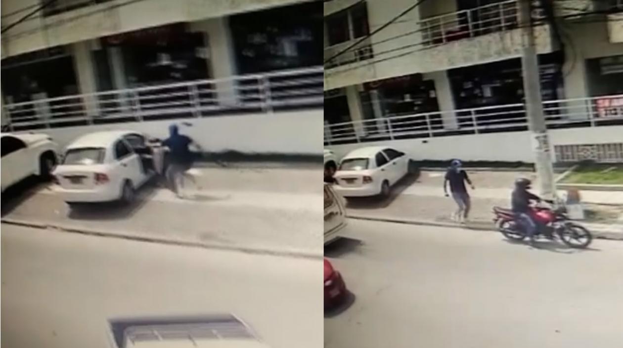 Atraco en Villa Carolina. 