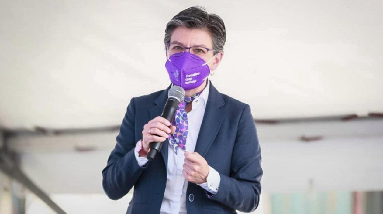 Claudia López, alcaldesa de Bogotá.