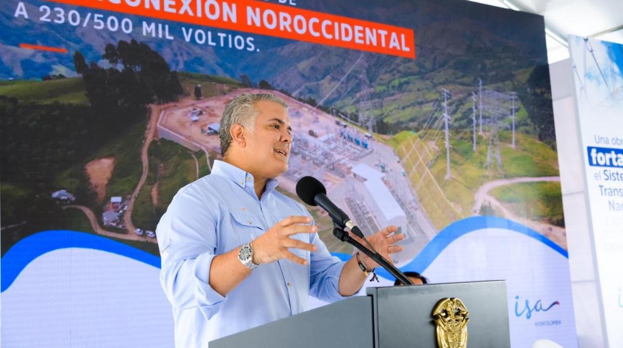 Presidente Iván Duque Márquez.
