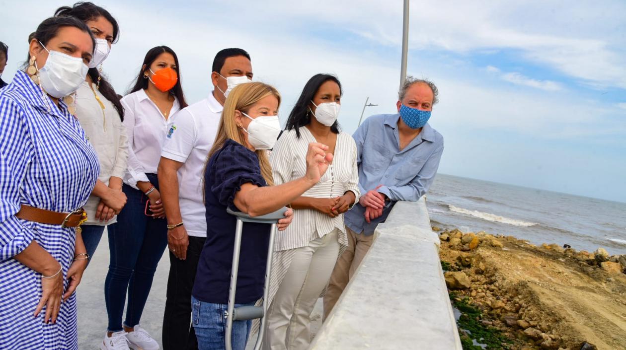 La gobernadora Elsa Noguera, la ministra de Cultura Angélica Mayolo, el alcalde Willman Vargas, la secretaria de Cultura Diana Acosta, entre otros.