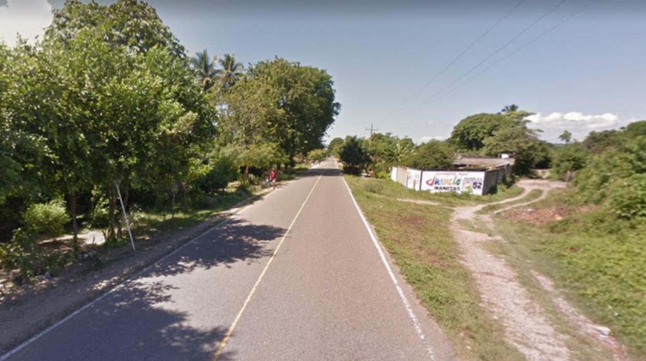 Aspecto del corregimiento de Colombia, en Sabanalarga.