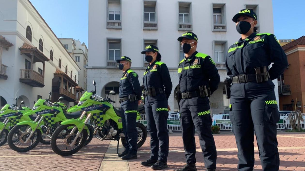 Lanzamiento del nuevo uniforme de la Policía este lunes.