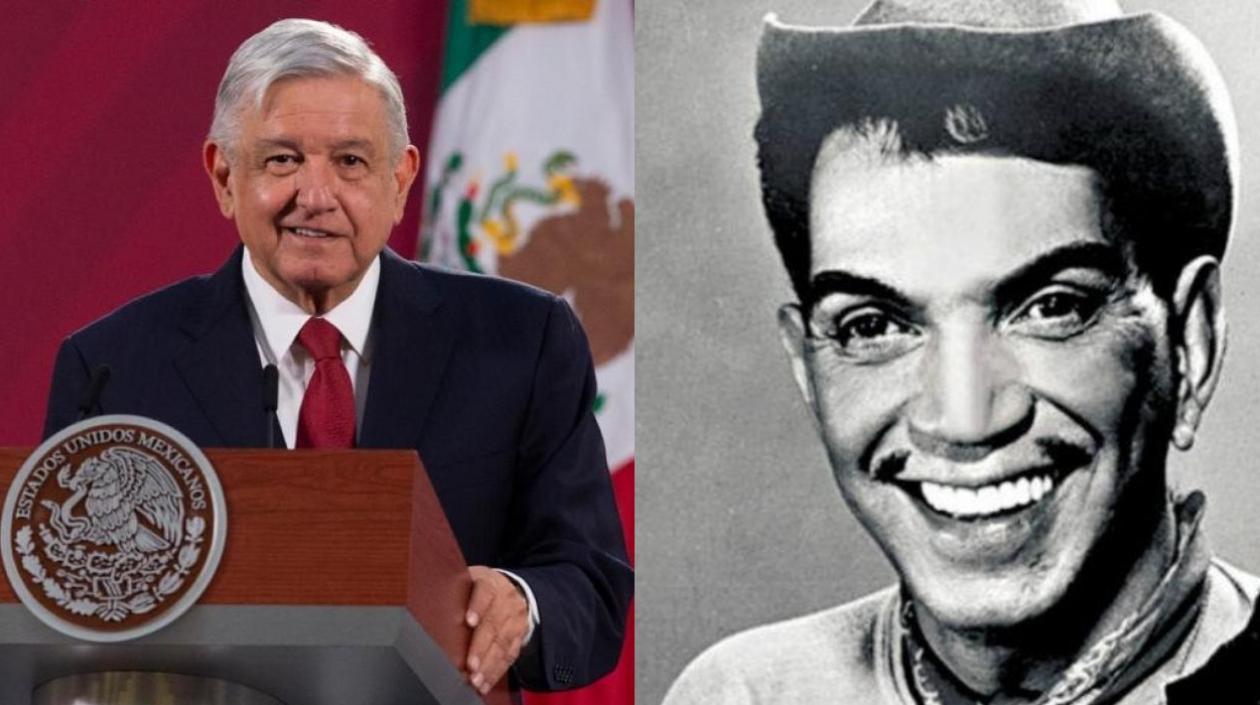 Andrés Manuel López Obrador y Cantinflas.