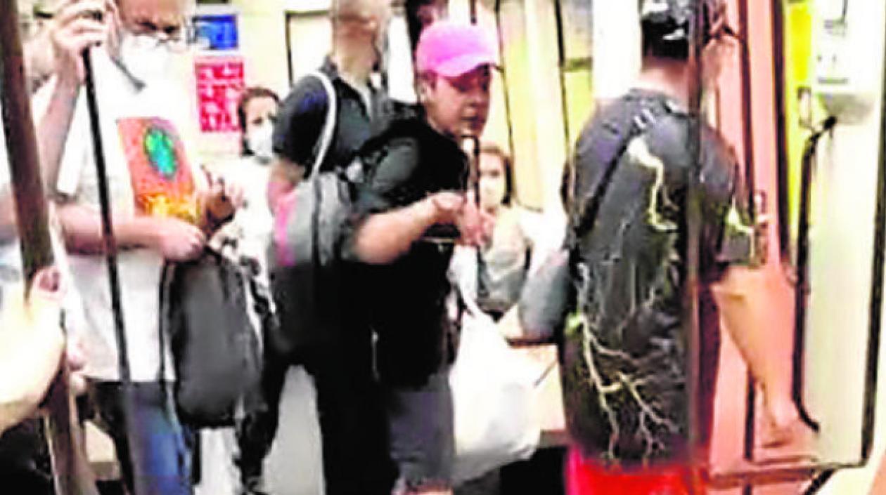 Por las cámaras de seguridad identificaron al colombiano.