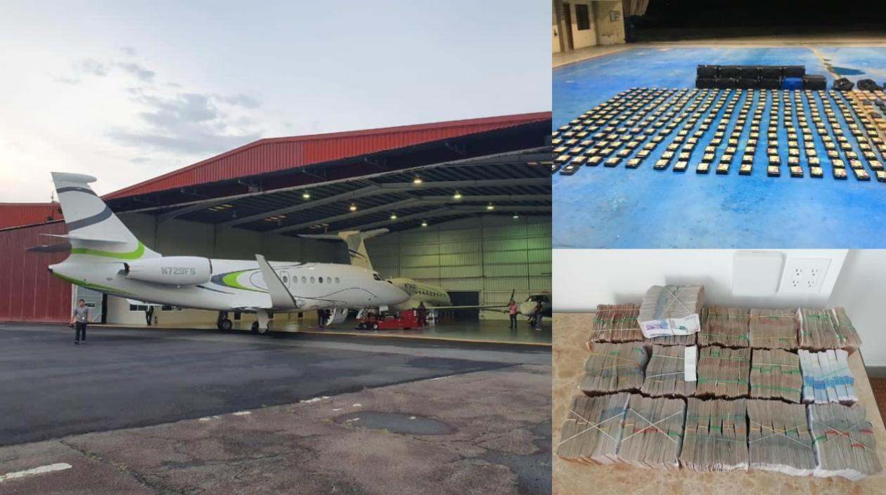 Durante los operativos fueron decomisados abundante cocaína y dinero en efectivo. 