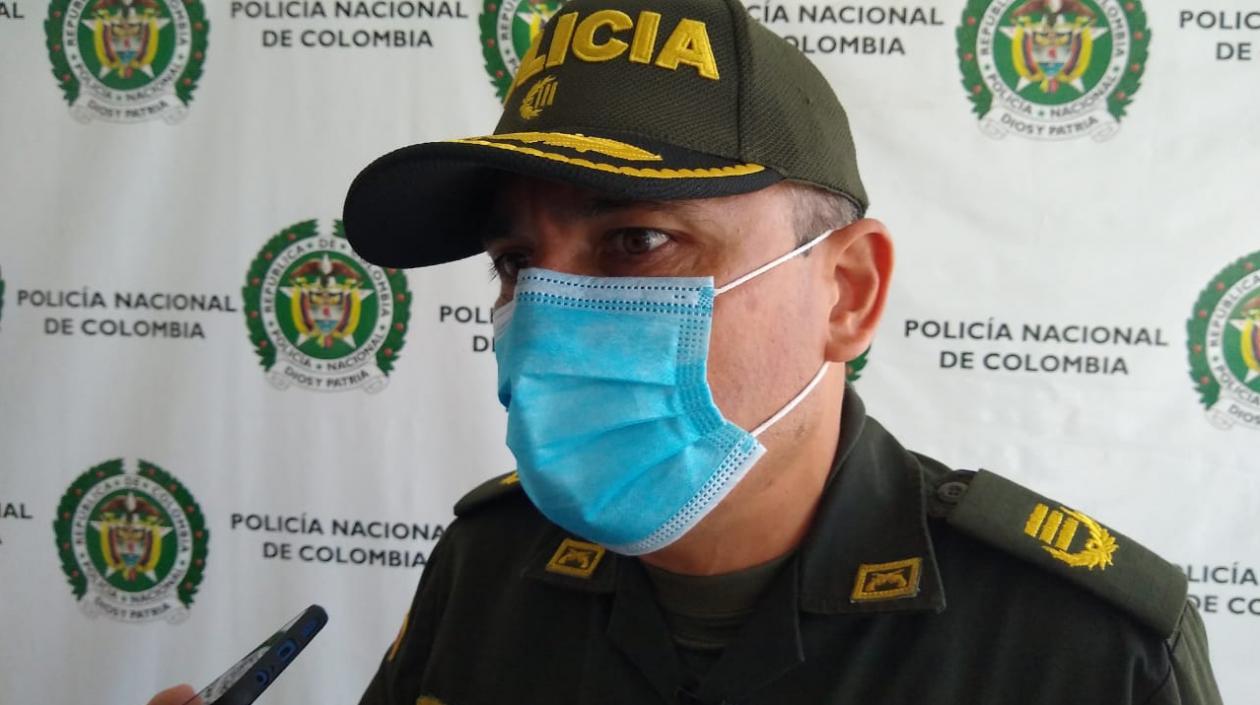 Coronel Jhon Sepúlveda, Comandante Operativo de la Policía Metropolitana de Barranquilla.