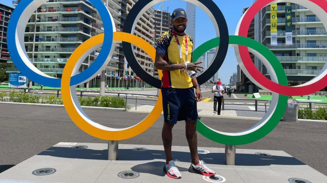 Anthony Zambrano, atleta colombiano. 