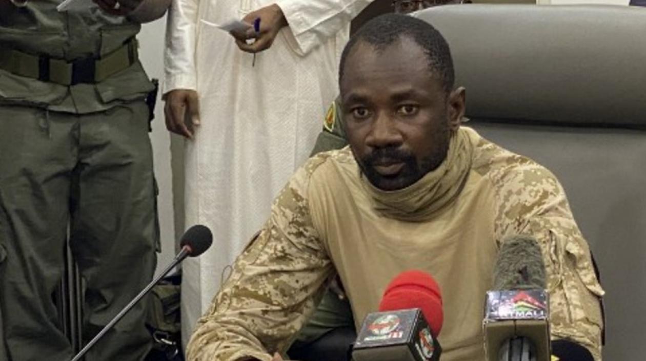 El presidente interino de Mali, el coronel Assimi Goita.