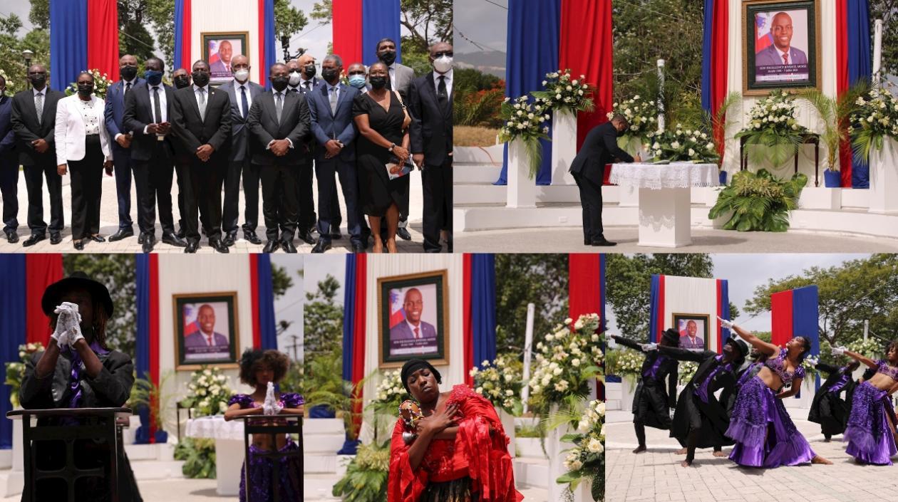 Imágenes del homenaje.