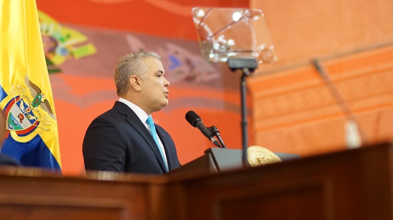 El Presidente de la República, Iván Duque.