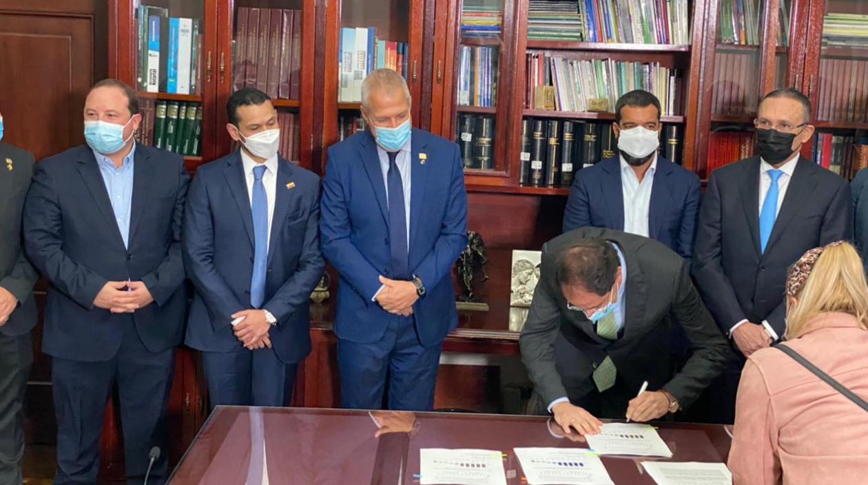 Momento en el que fue radicado el proyecto de ley.