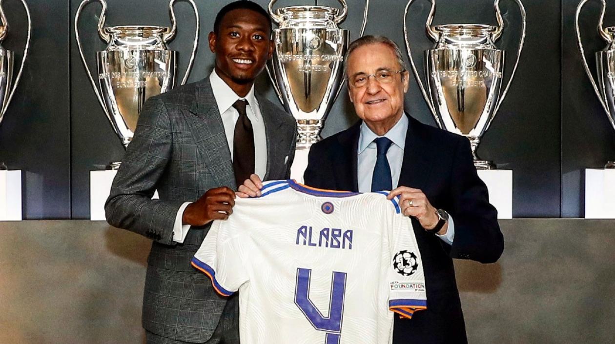 El lateral izquierdo David Alaba.