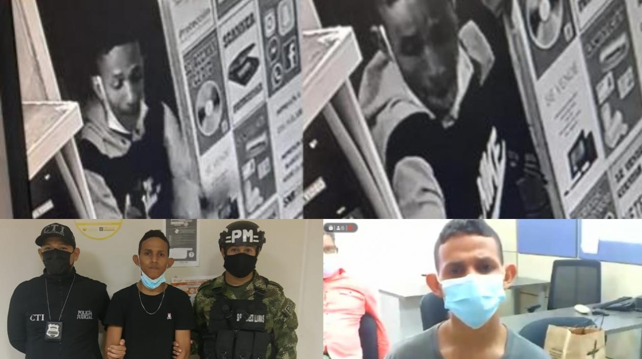 Jeinner Martinez Dominguez, alias 'El orejón'.