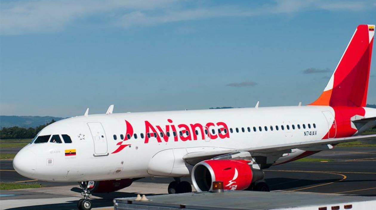 Avión de Avianca.