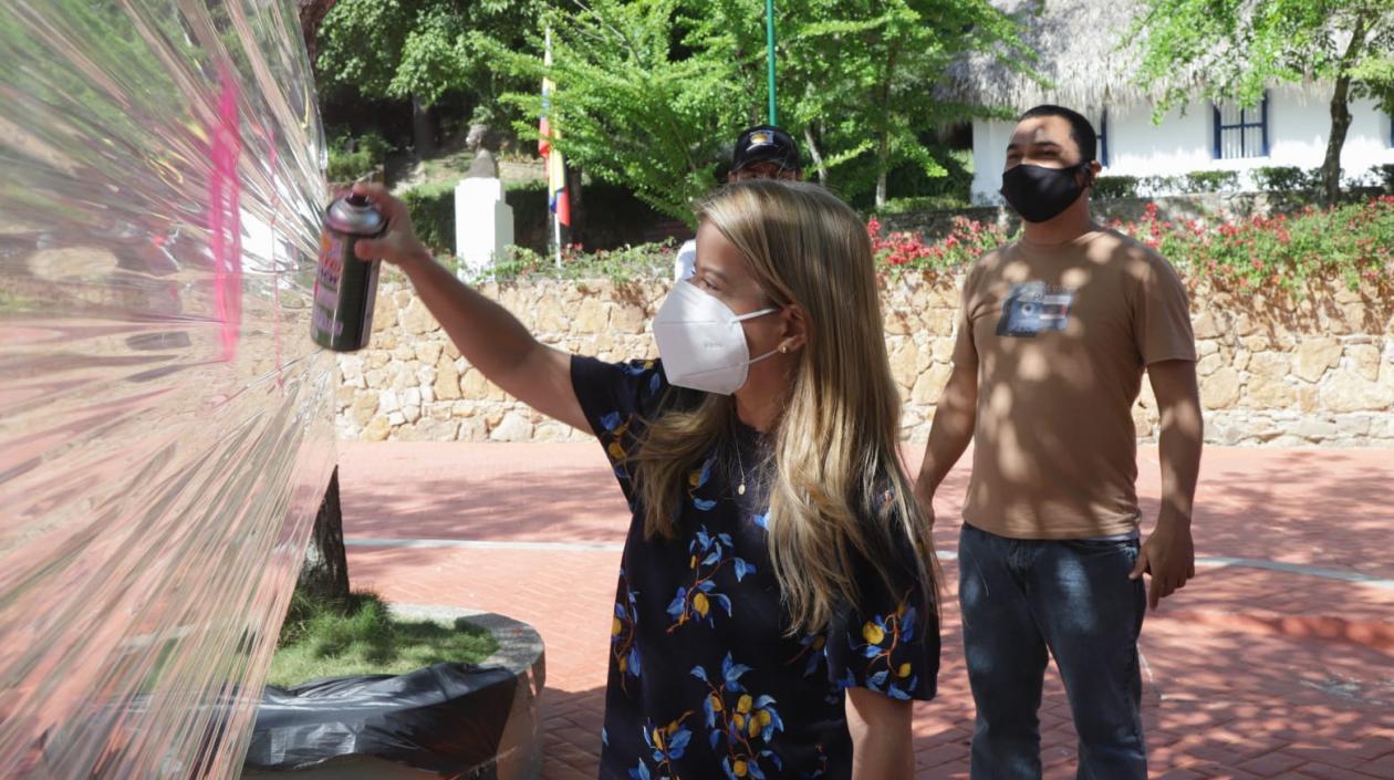 Elsa Noguera, gobernadora del Atlántico. 