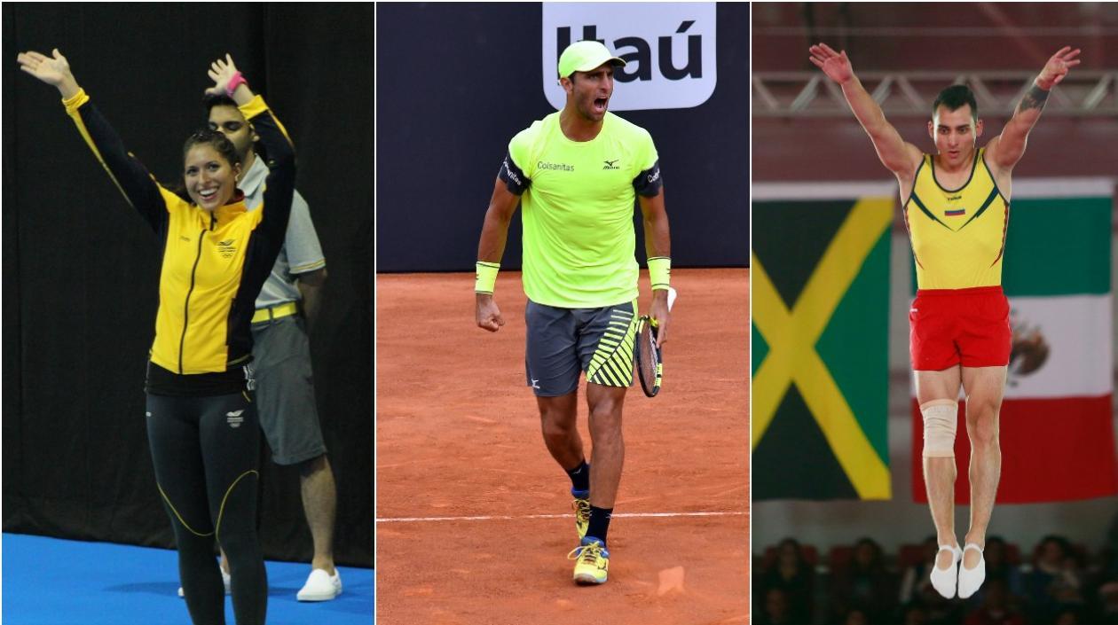 Saskia Van Erven García, Robert Farah y Ángel Hernández. 